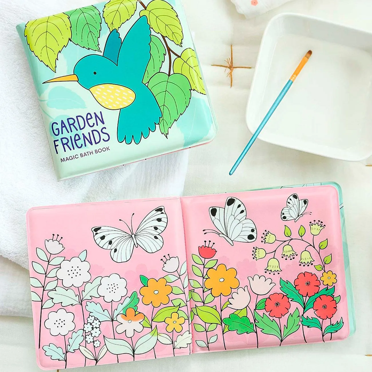 A Little Lovely Company Bath Book Magical Garden Friends