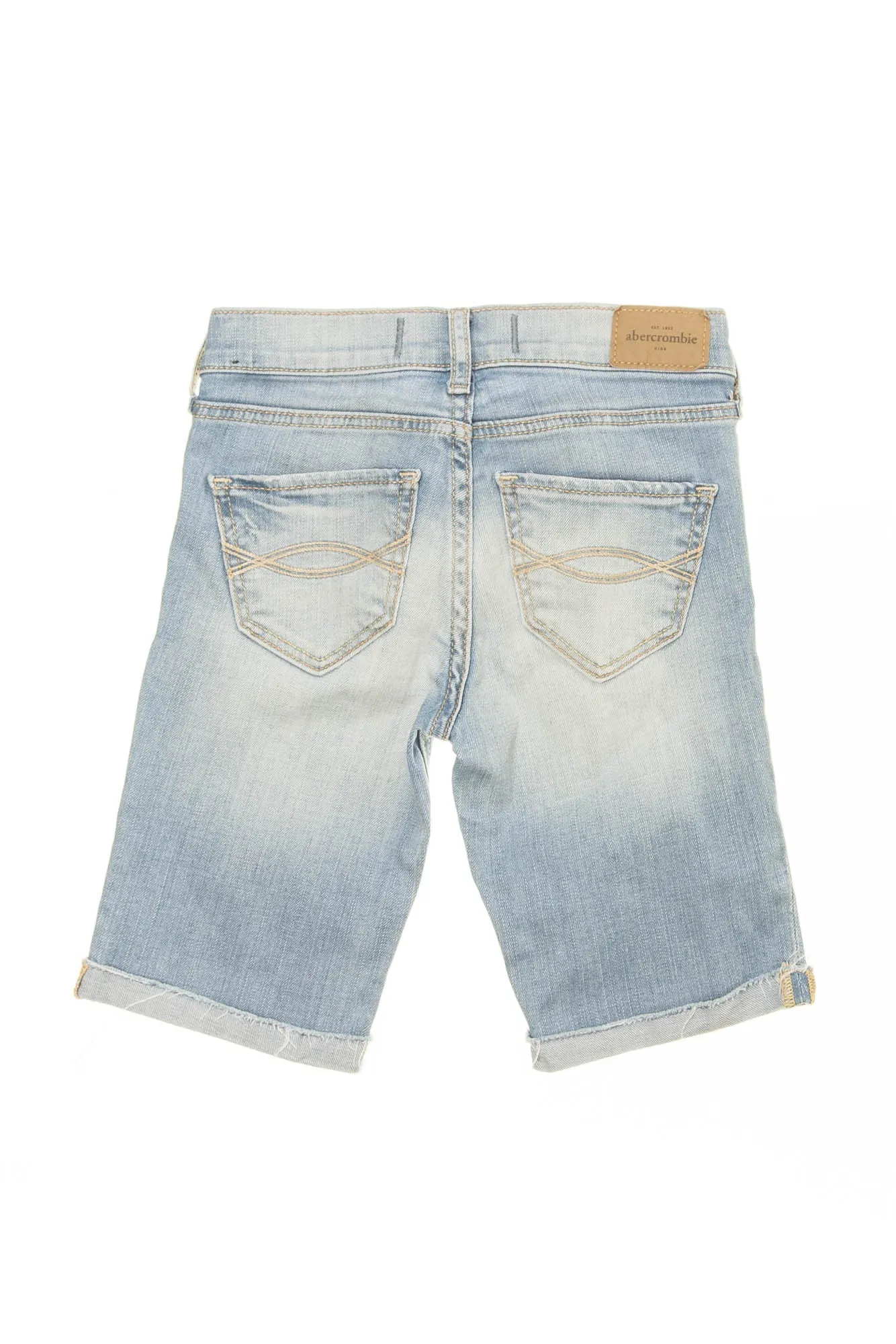 Abercrombie Kids - Light Wash Bermuda Shorts - 6X