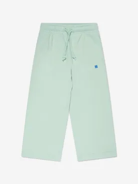 Acne Studios Kids Logo Joggers in Green