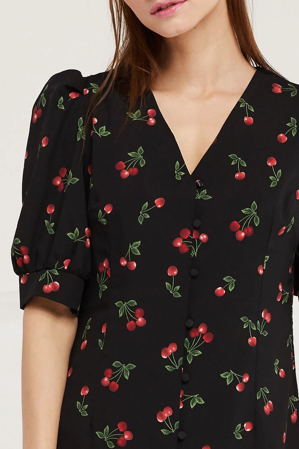 Addison Cherry Berry Dress