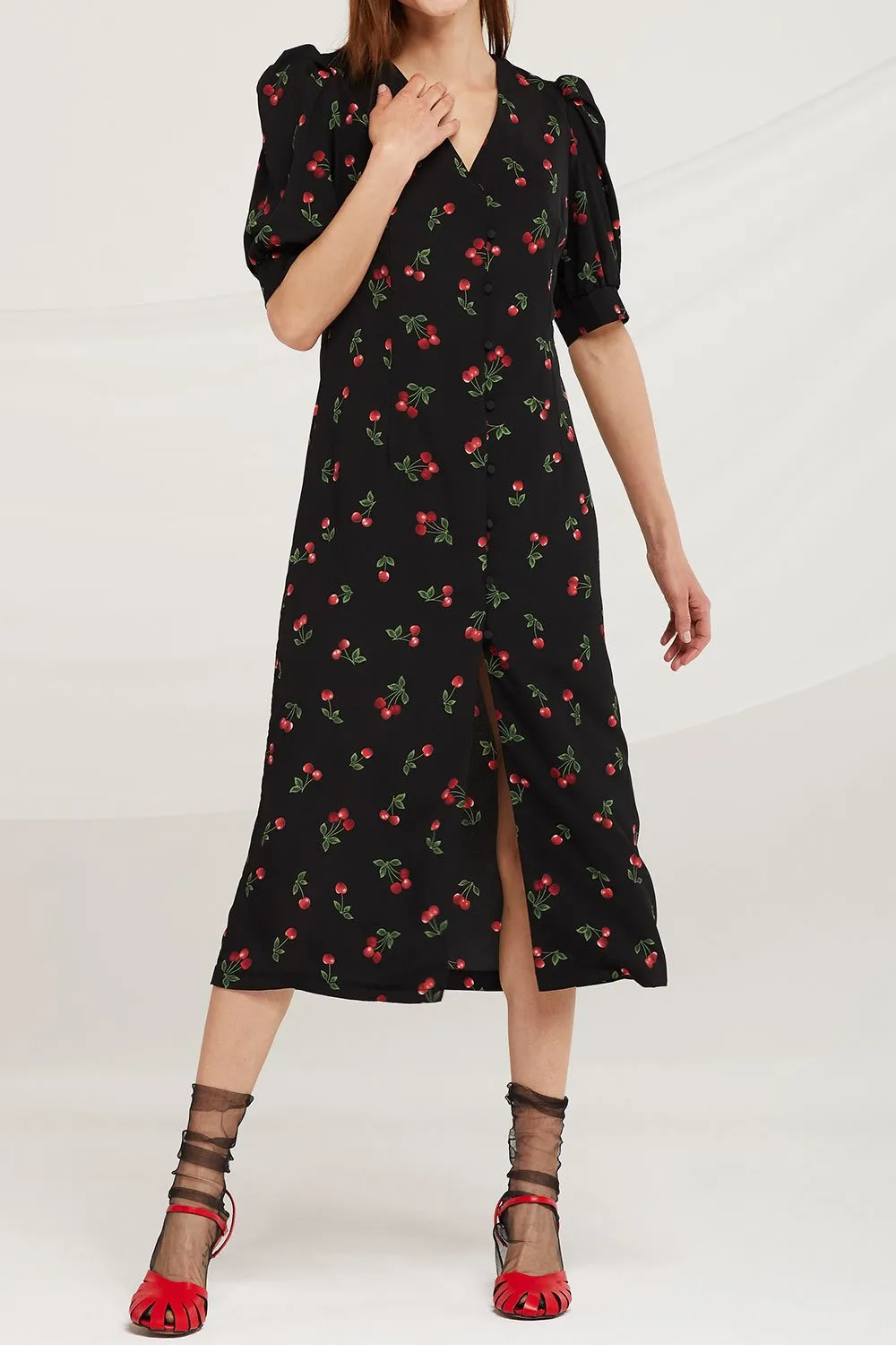 Addison Cherry Berry Dress