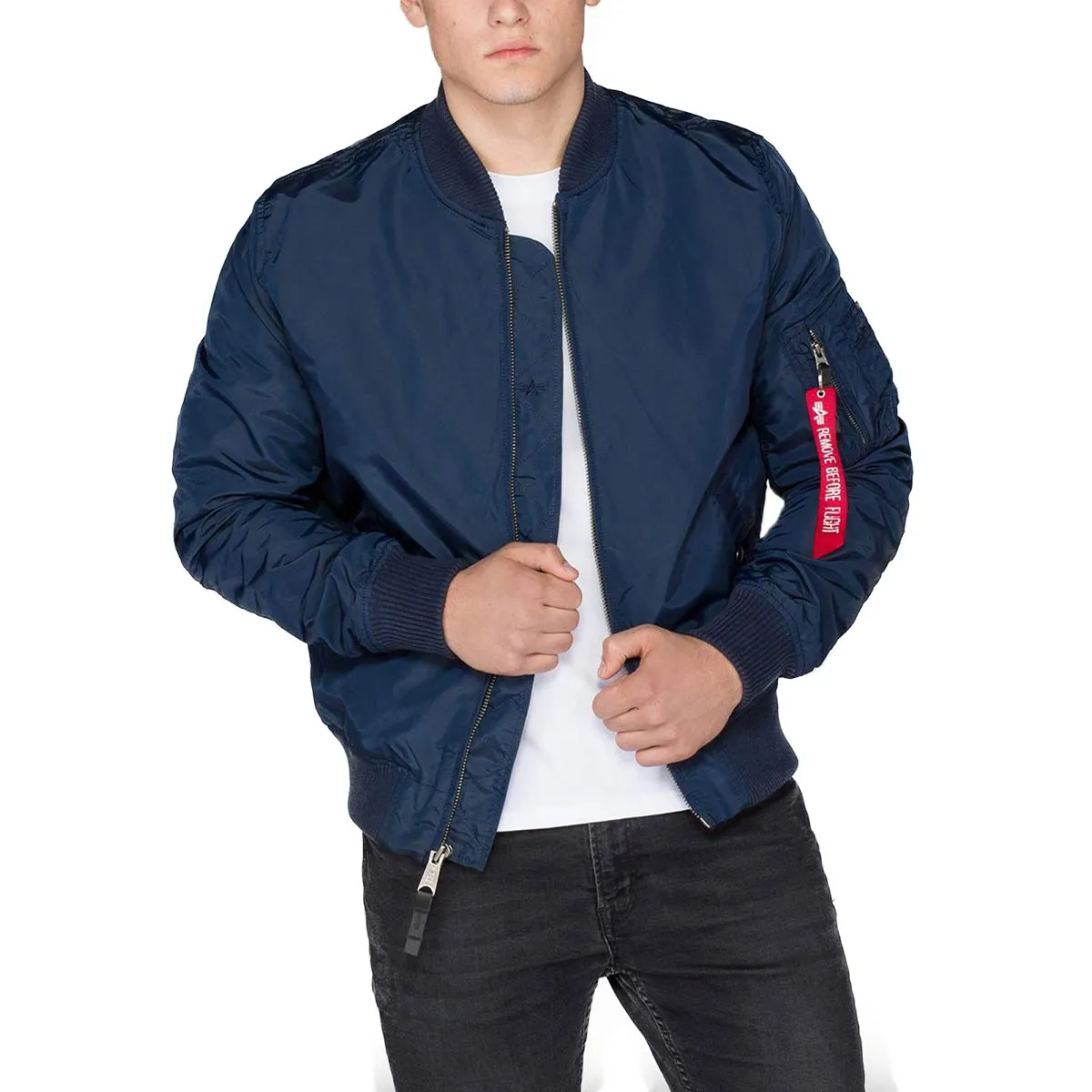 Alpha Industries MA-1 TT Flight Jacket Rep Blue