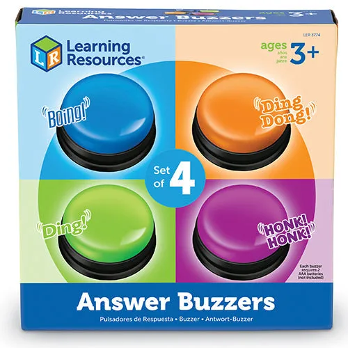 Answer Buzzers - Set of 4