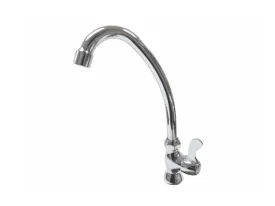 Aquarius Polished Chrome Kitchen Sink Tap - 24P22