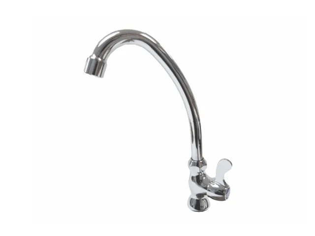 Aquarius Polished Chrome Kitchen Sink Tap - 24P22