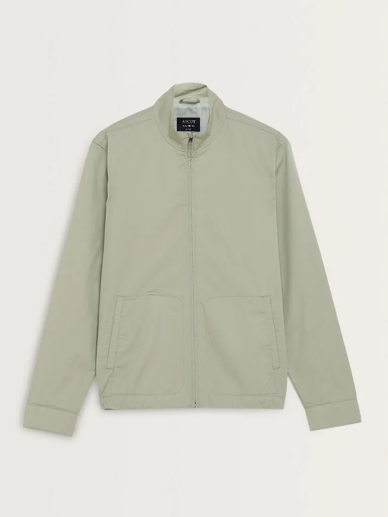 Ascot Light Sage Relaxed-Fit Jacket