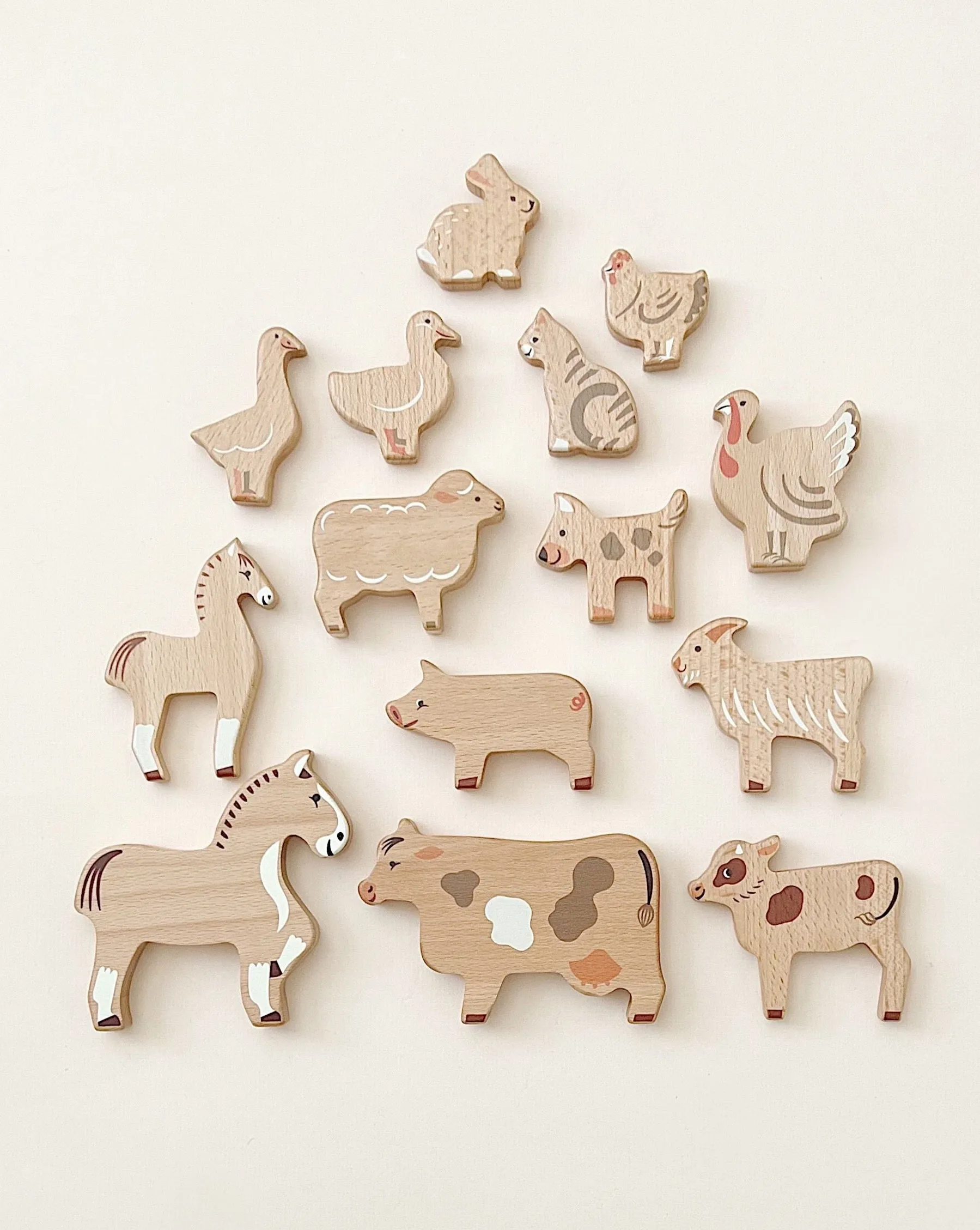 Bajo Toys | Wooden Farm Animal Set