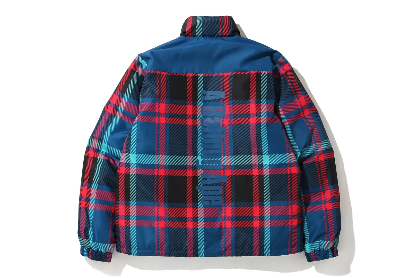 BAPE CHECK DOWN JACKET