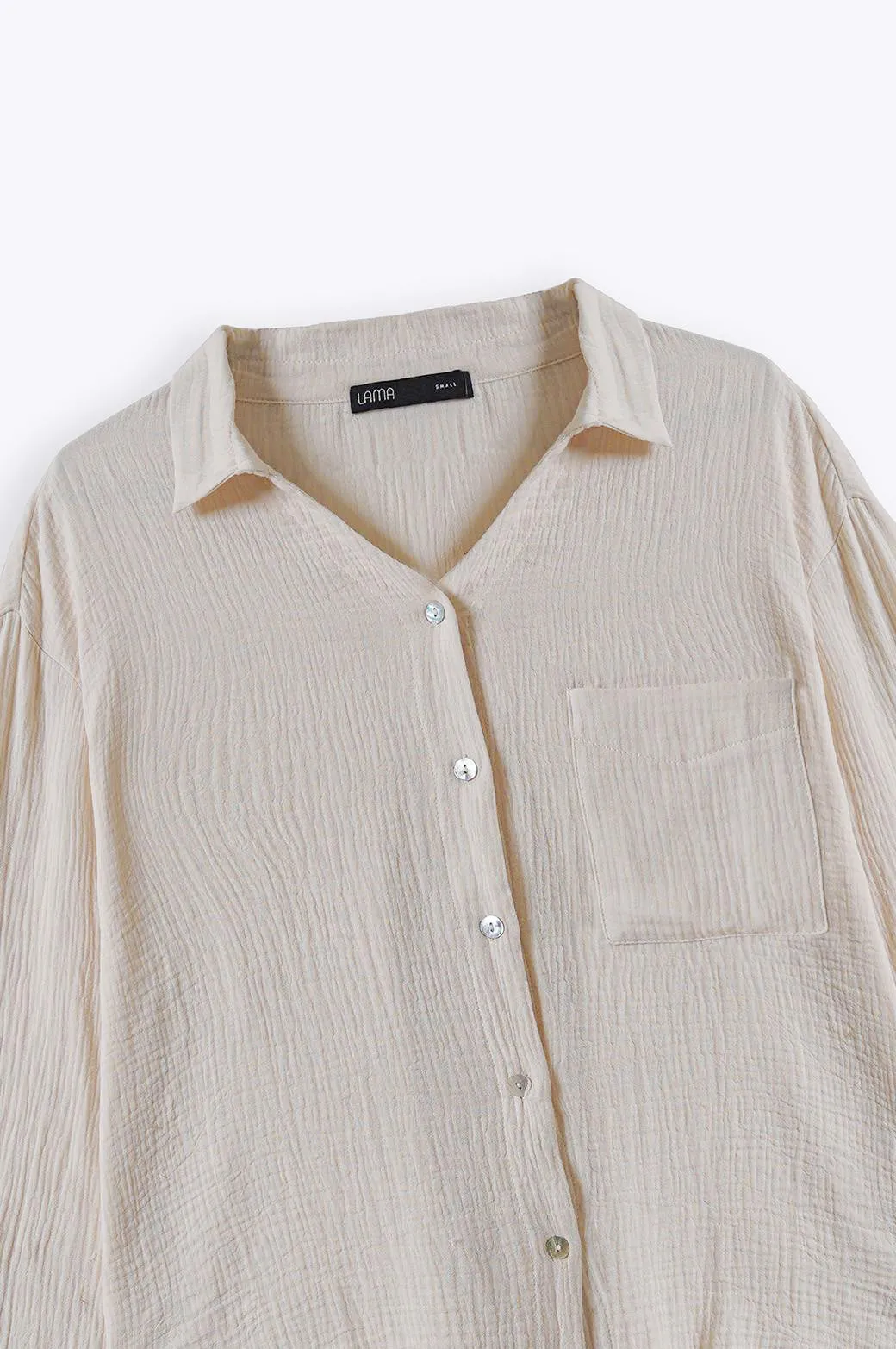 BASIC MUSLIN BUTTON DOWN