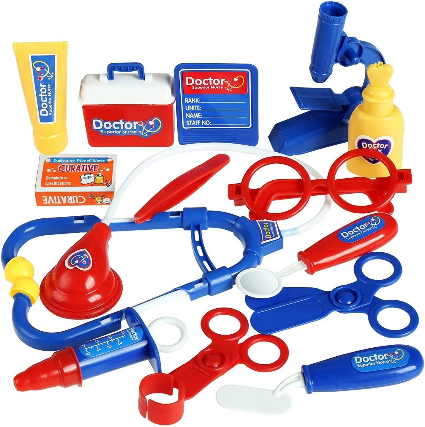 BCD Medical Kit: Our Children's Play Medical Kit contains everything for your little Doctor's and Nurse's imaginations in a fun and educational way - 214115