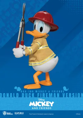 Beast Kingdom Mickey & Friends Dynamic 8ction Heroes Donald Duck Fireman Version 1/9 Action Figure