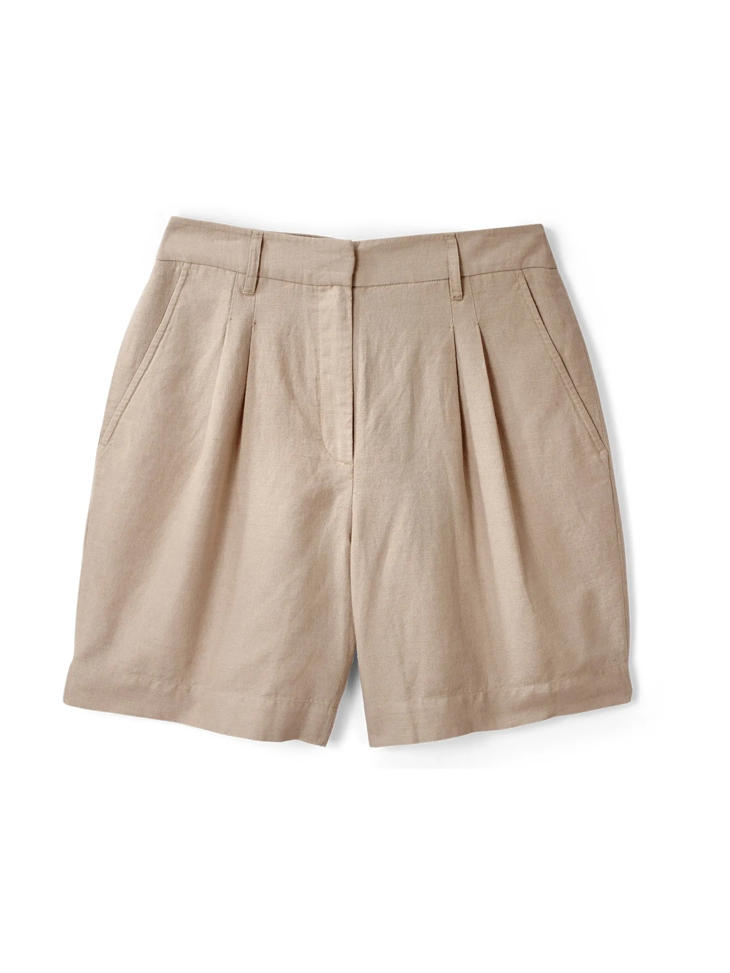 Bente Cotton And Linen Short