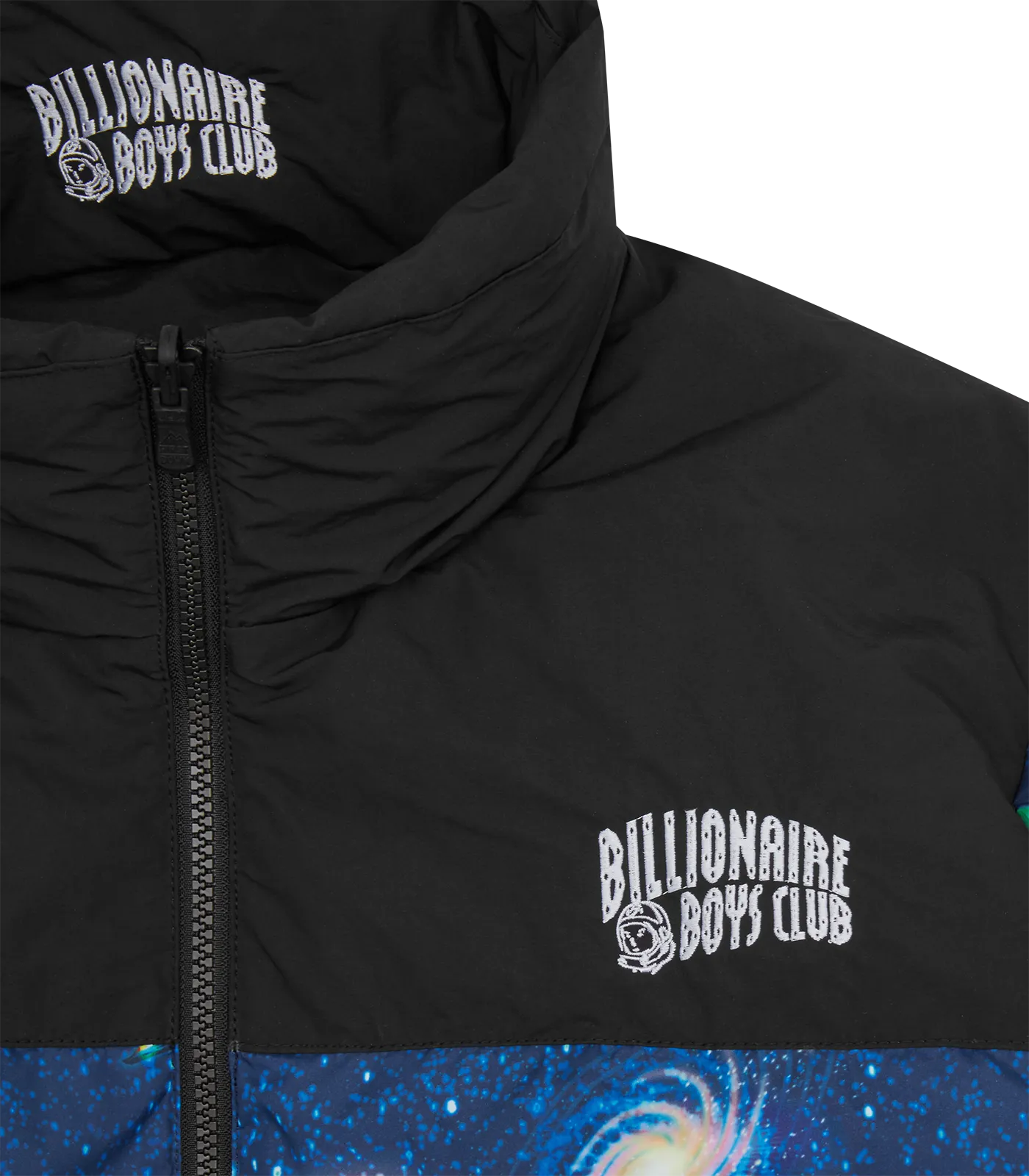 BILLIONAIRE BOYS CLUB X FIRST DOWN REVERSIBLE BUBBLE DOWN JACKET - GREEN