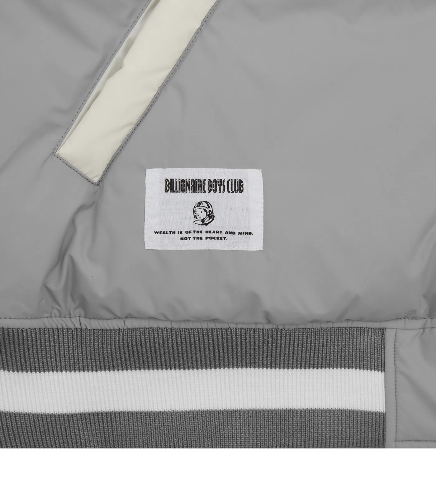 BILLIONAIRE BOYS CLUB x FIRST DOWN REVERSIBLE MA-1 - GREY/PINK