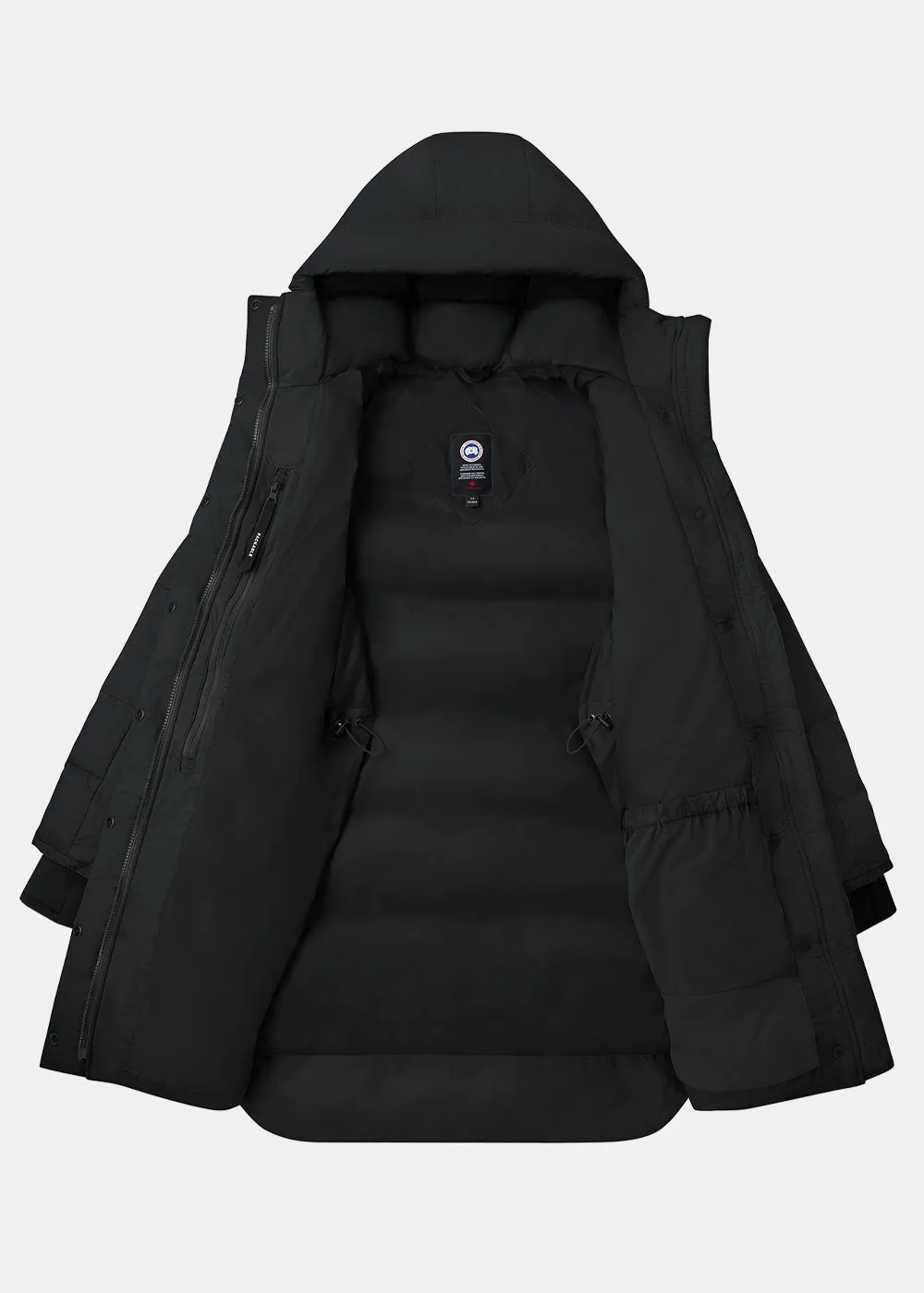 Black Alliston Down Coat (Fusion Fit)