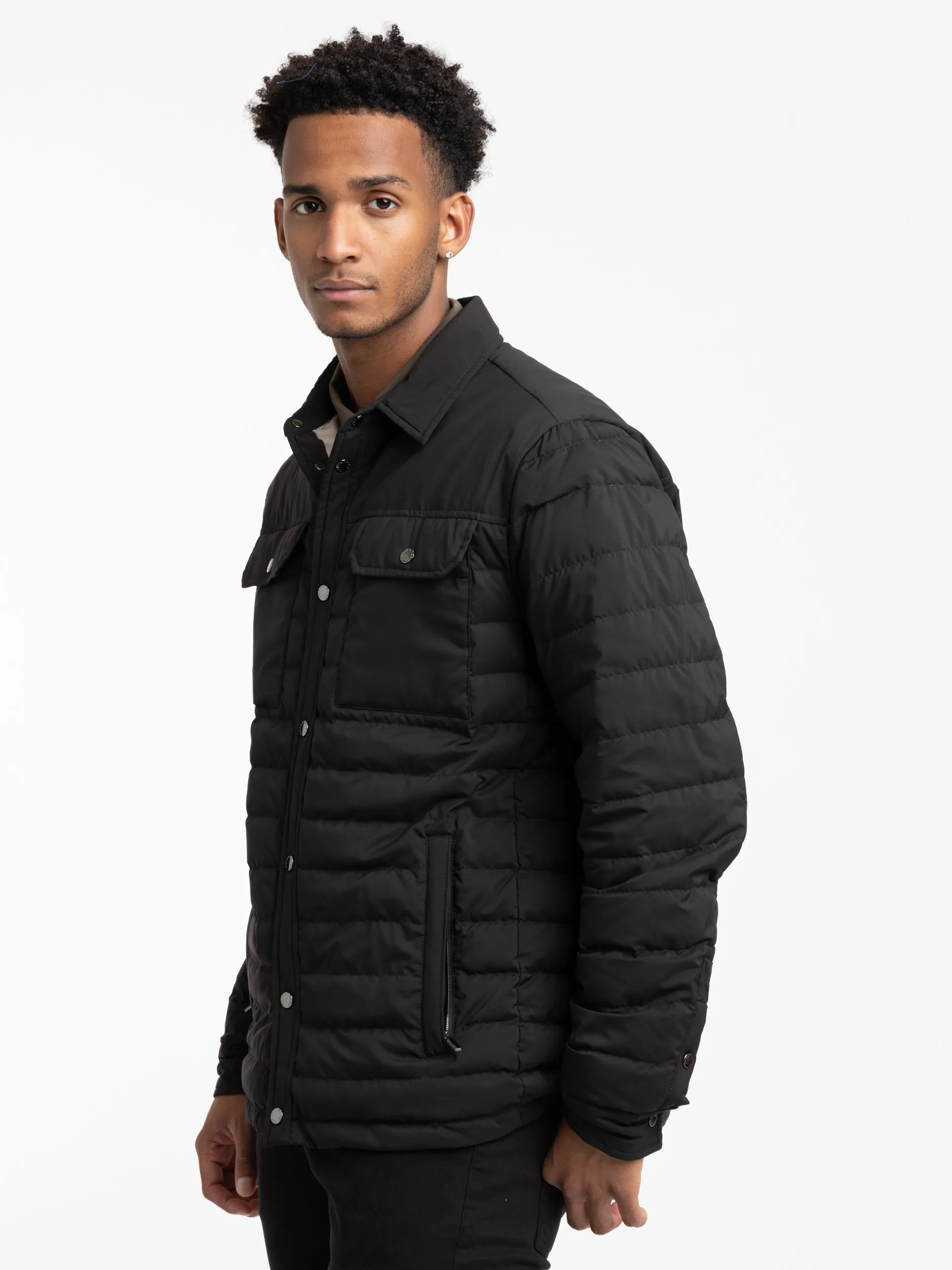 Black Typhoon Platinum Quilted Jacket