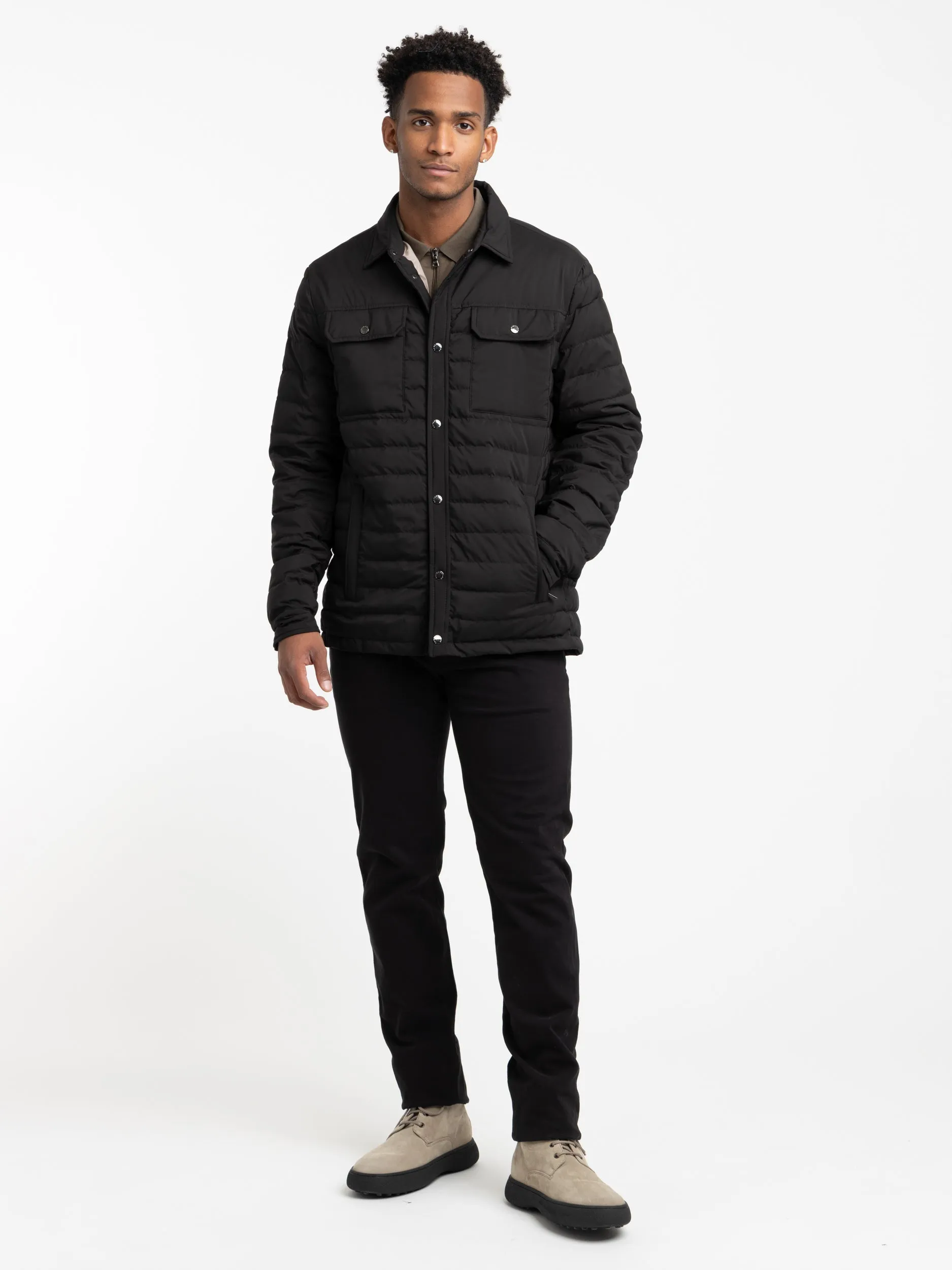 Black Typhoon Platinum Quilted Jacket