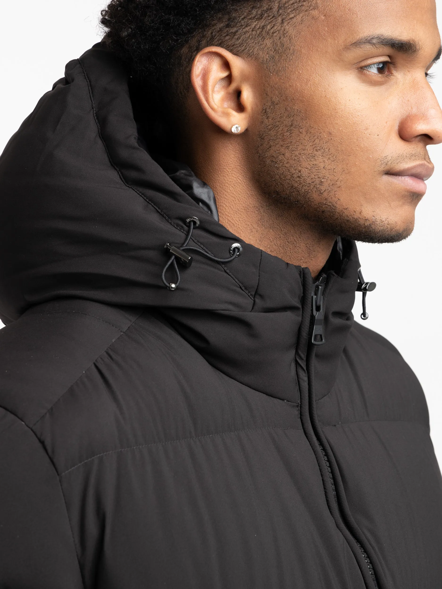 Black Typhoon Platinum Ultra Light Down Coat