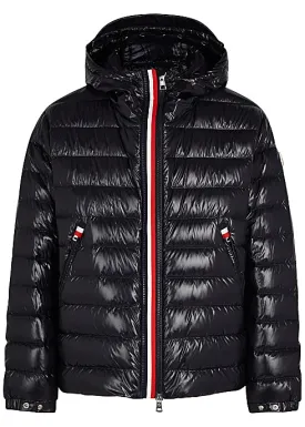 Blesle navy quilted shell jacket