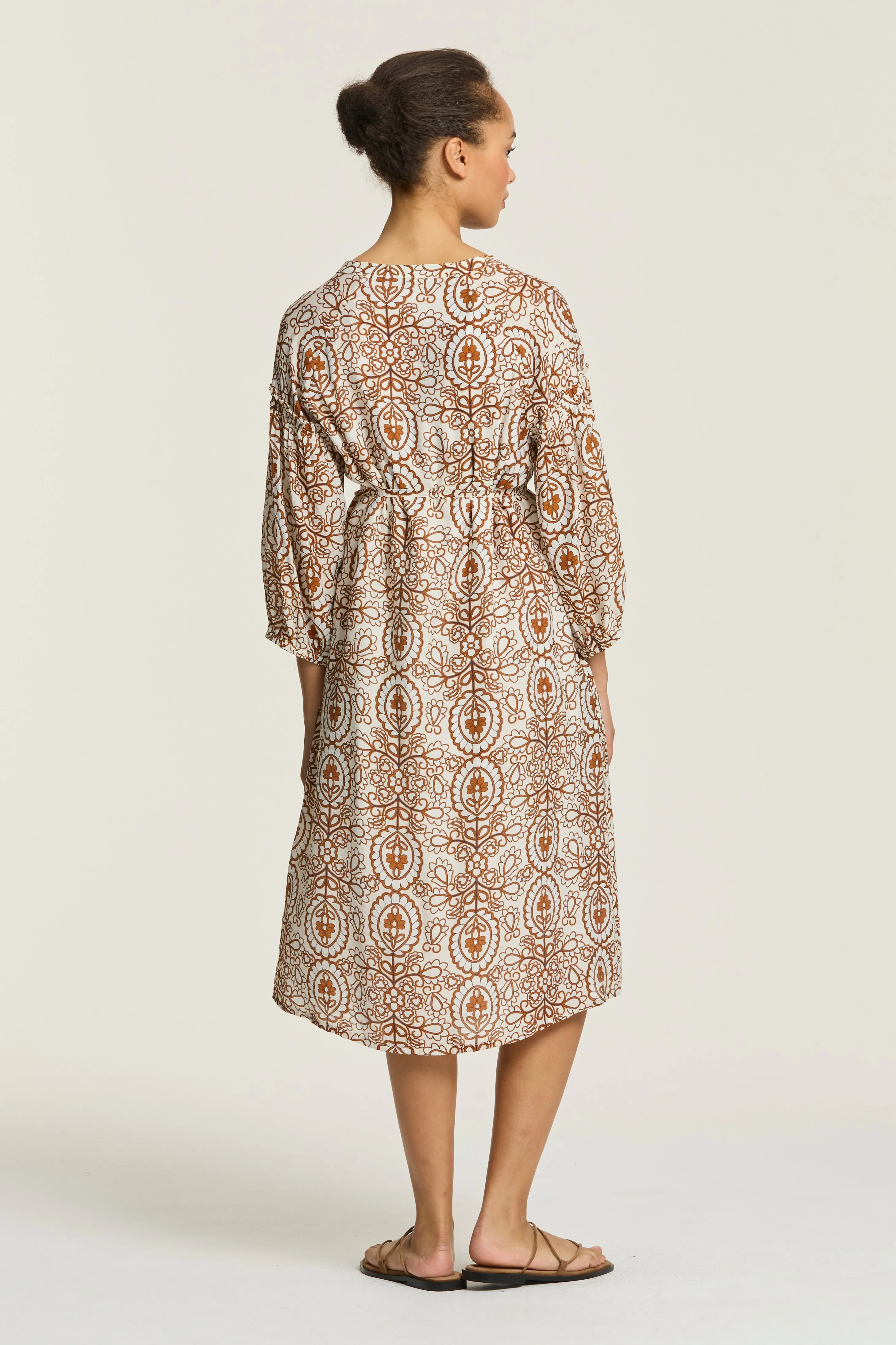 Boheme Puff Sleeve Dress