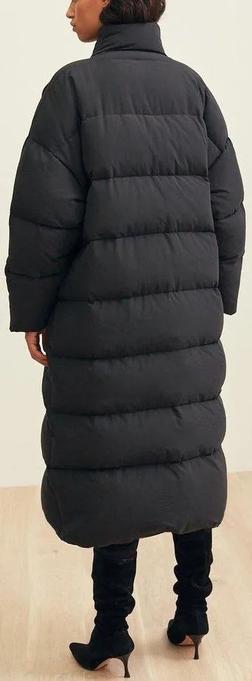 'Bondy' Black Puffer Coat