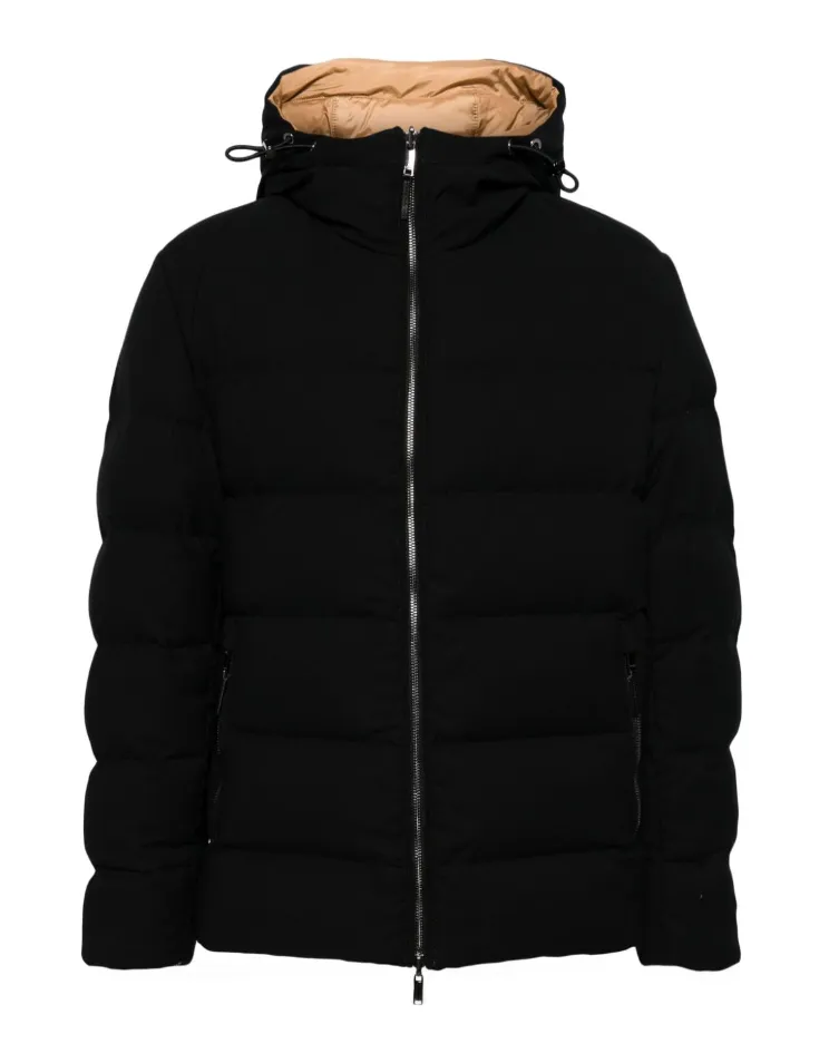 BOSS padded hooded down jacket