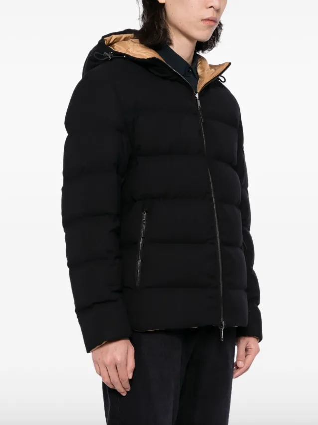 BOSS padded hooded down jacket