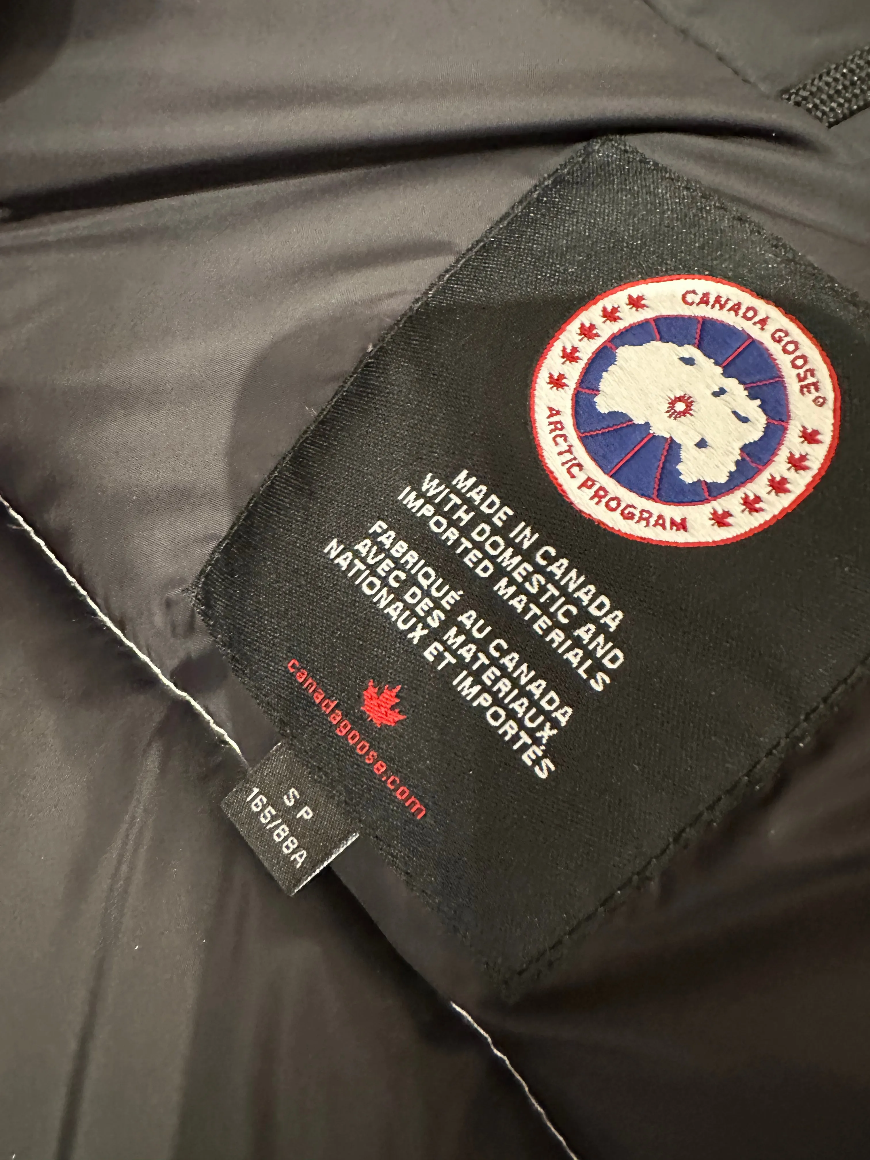 Canada Goose White Down & Feather Gillet - Size Small