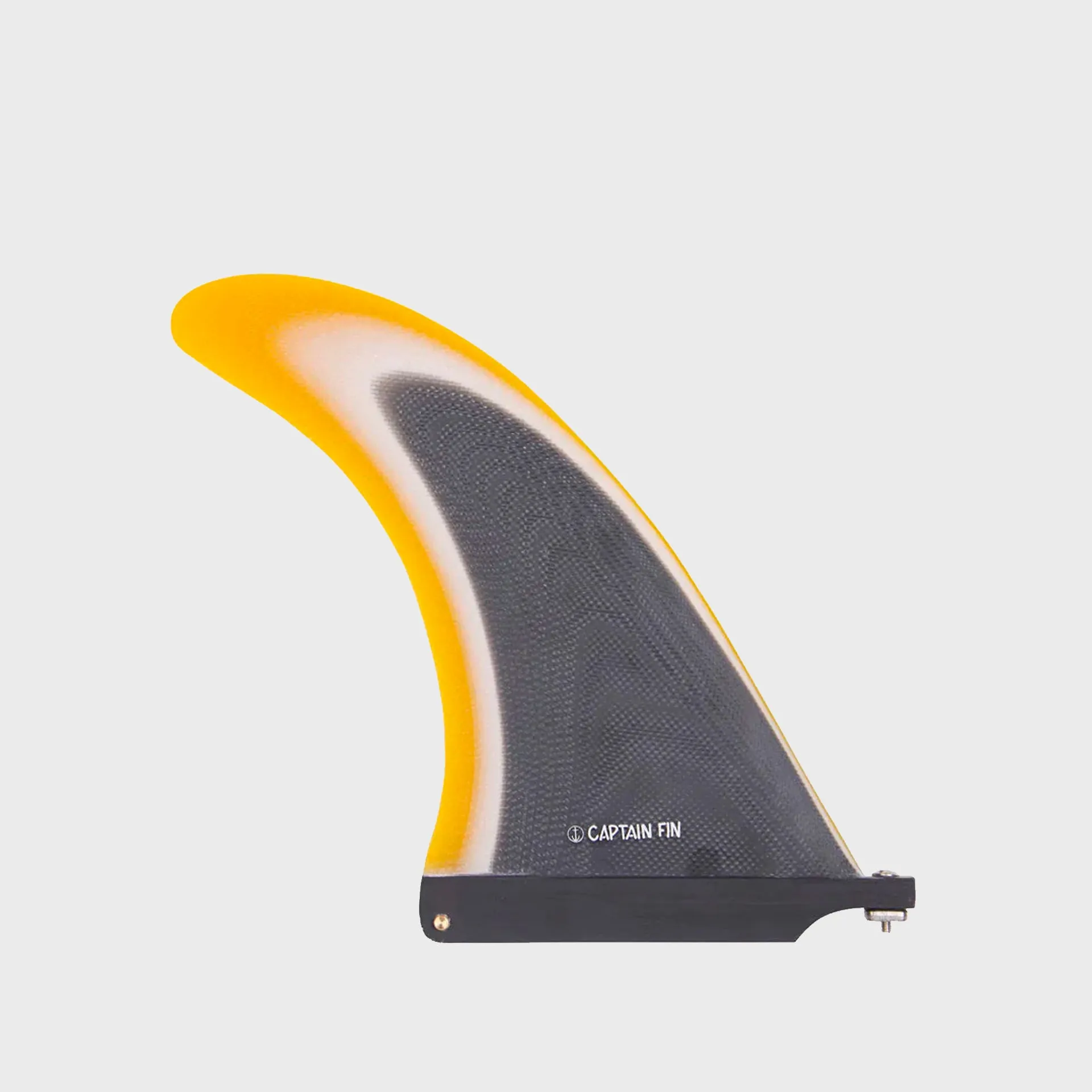 Captain Fin Tyler Warren Raked Mid Length Fin - 8" - Black/White/Gold