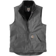 Carhartt Washed Duck Sherpa Lined Mock Vest