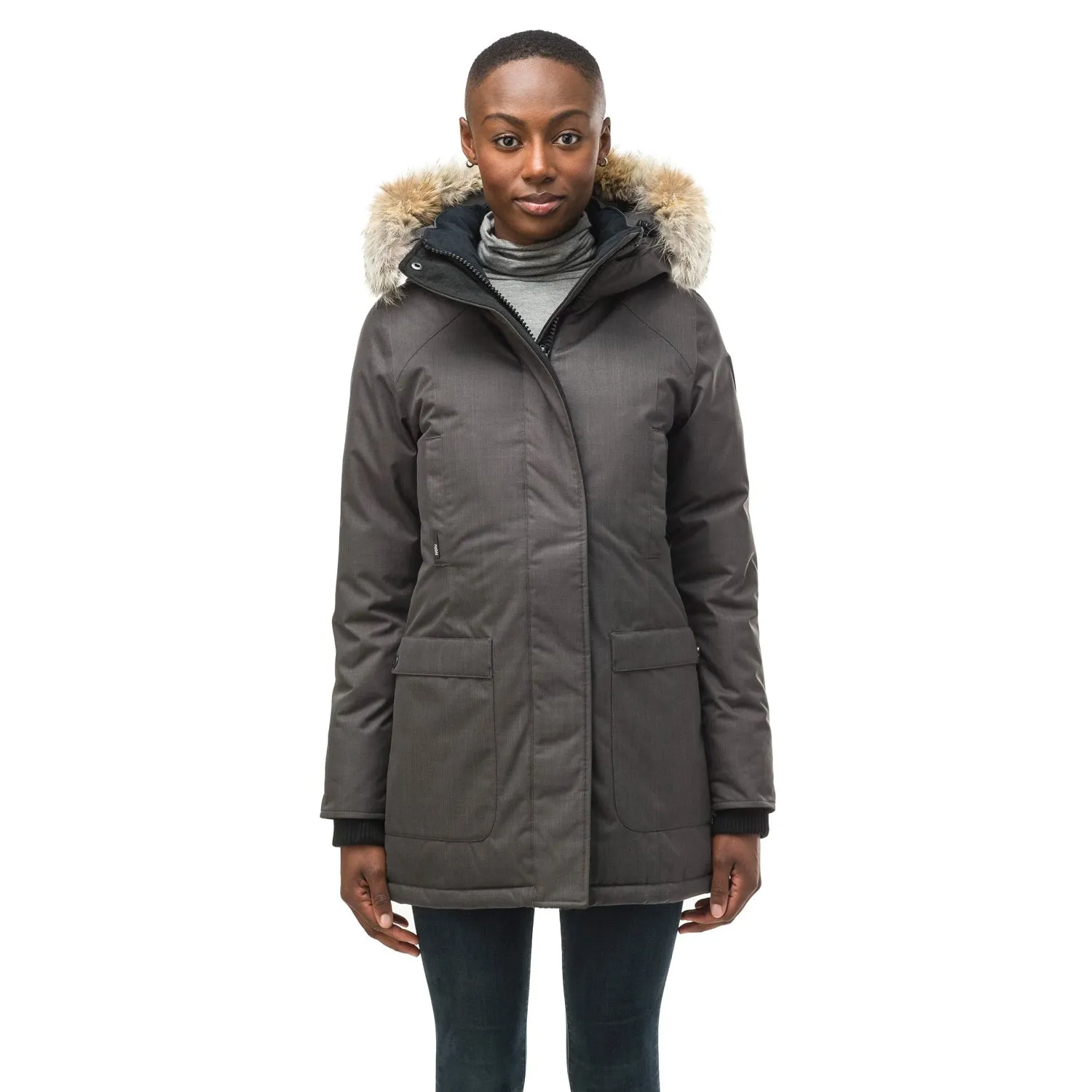 Carla Women's Parka CH Steel Grey