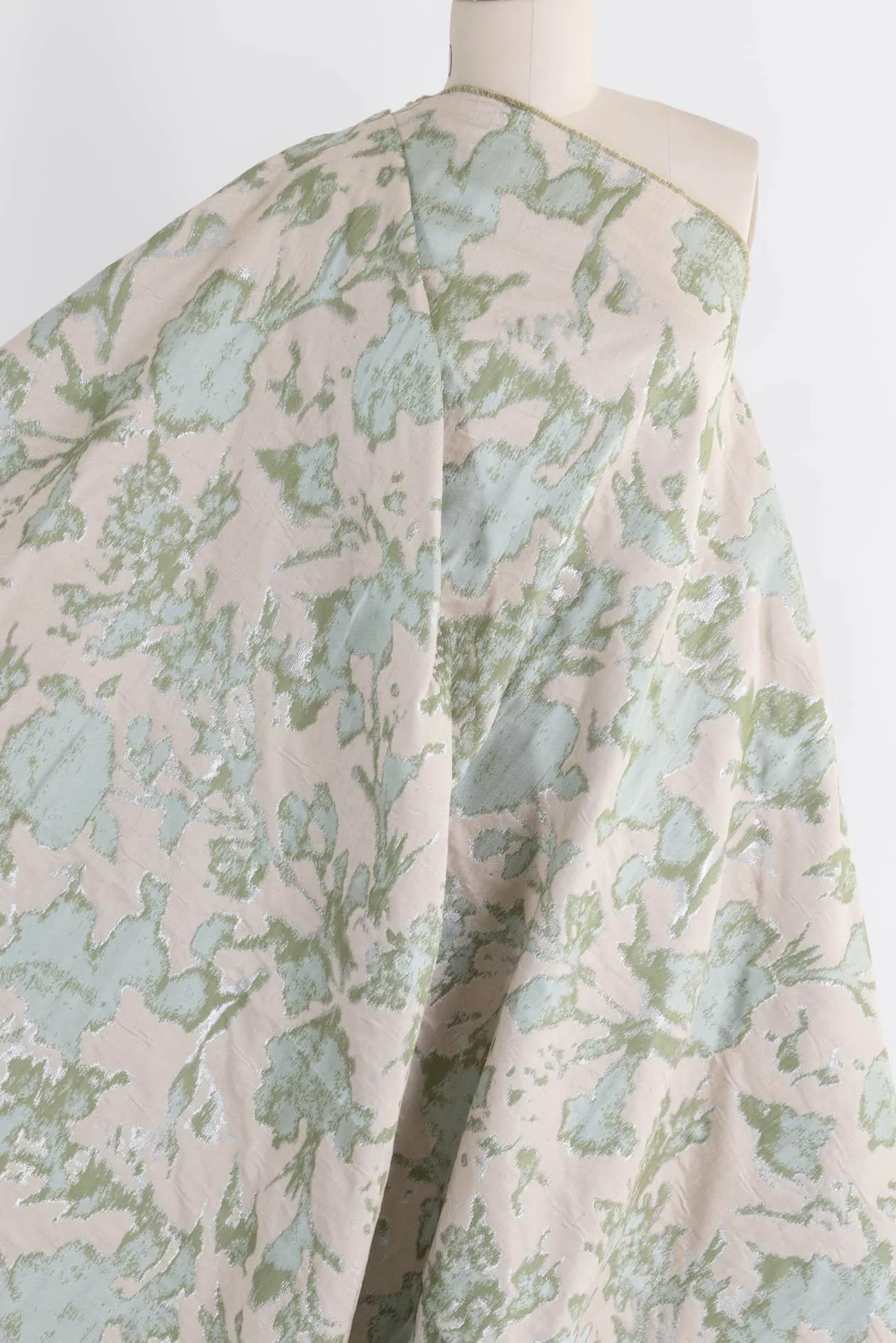 Celadon Brocade Woven