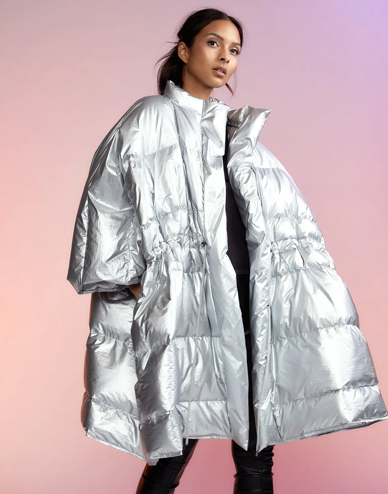 Chrome Puffer Jacket