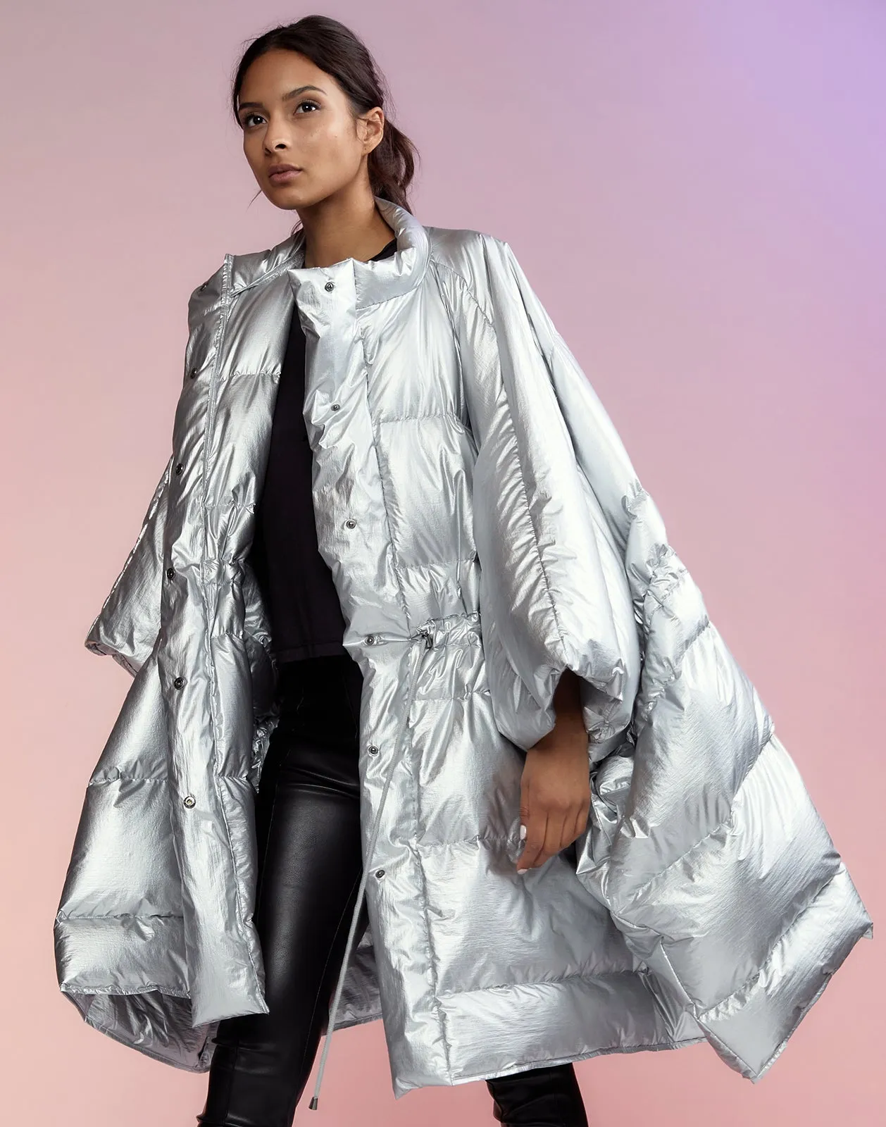 Chrome Puffer Jacket