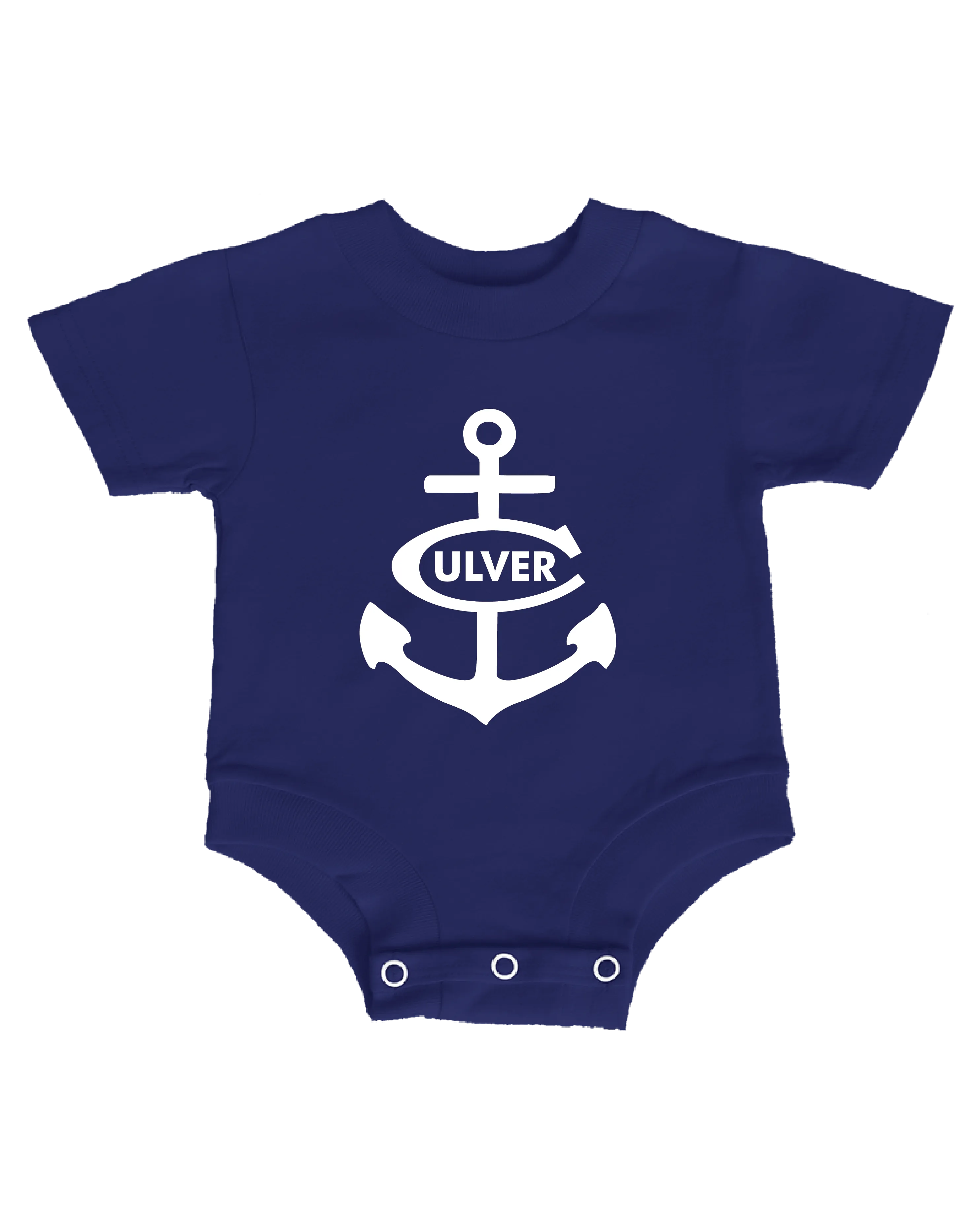 Classic Culver Anchor Infant Onsie - Navy