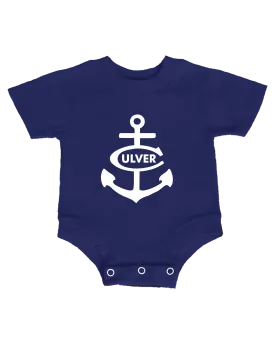 Classic Culver Anchor Infant Onsie - Navy