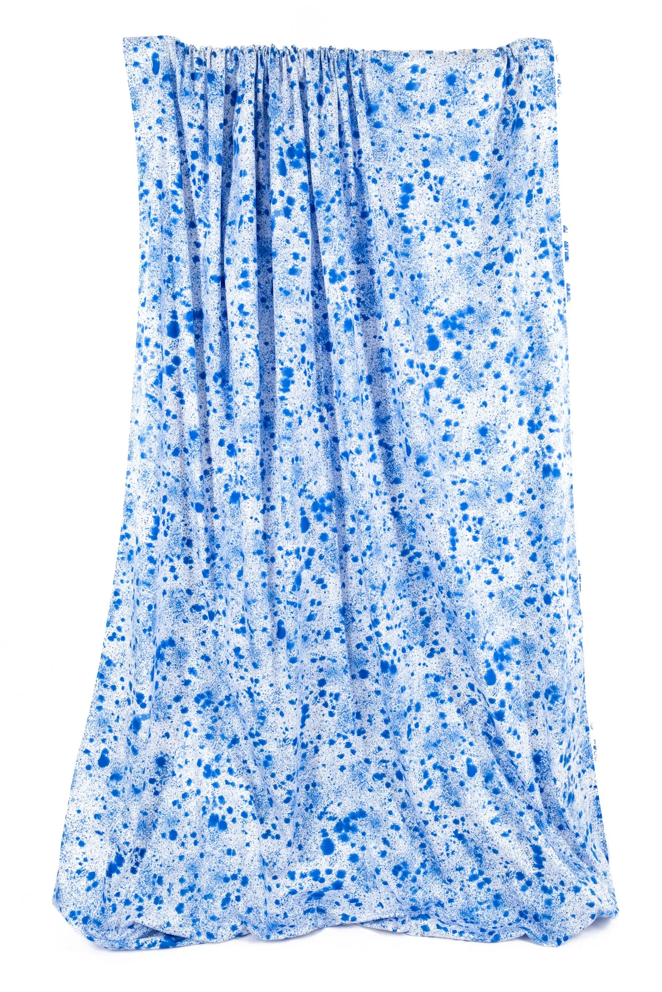 Cobalt Spatter Italian Cotton Woven