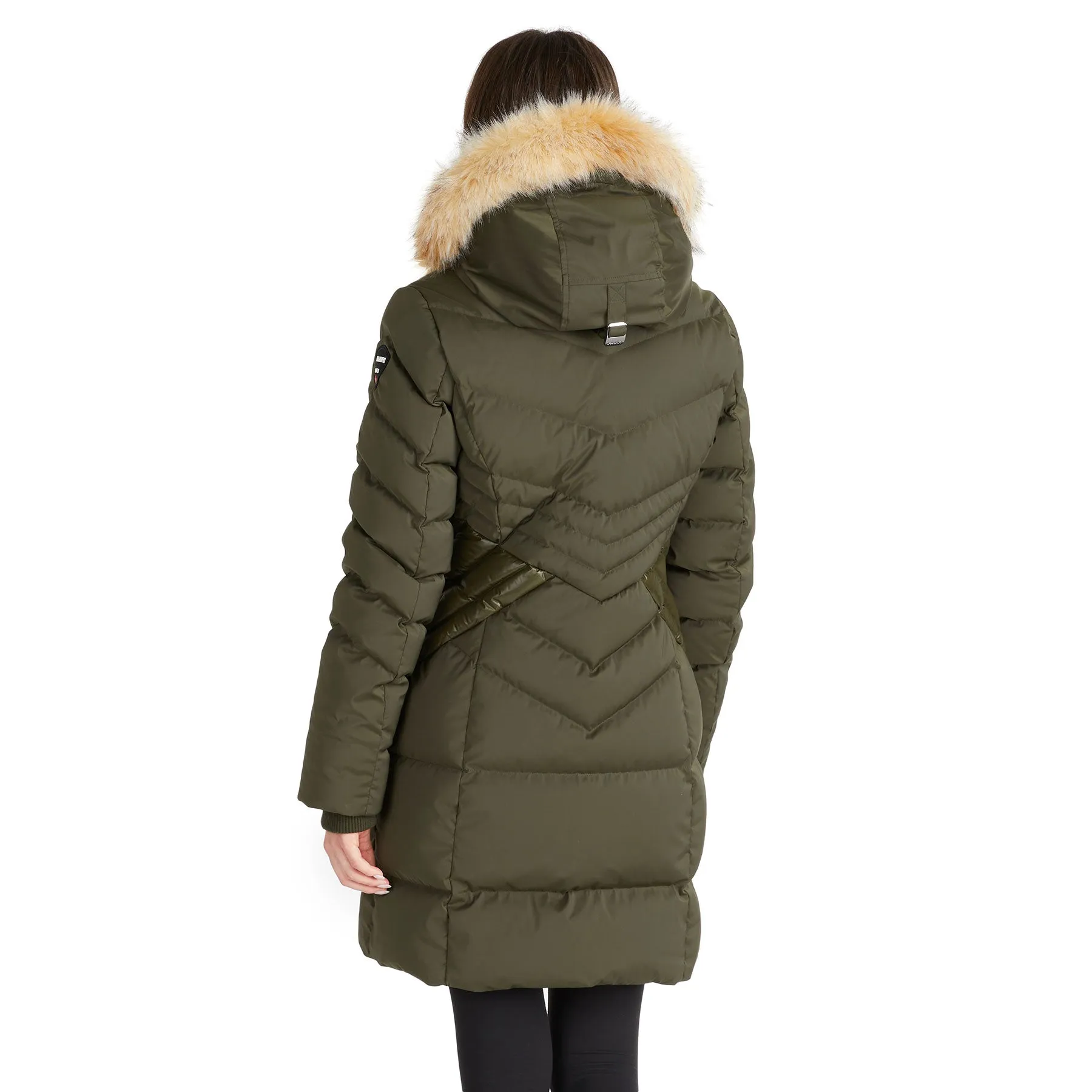 Countess Women's Puffer w/ Faux Fur Trim