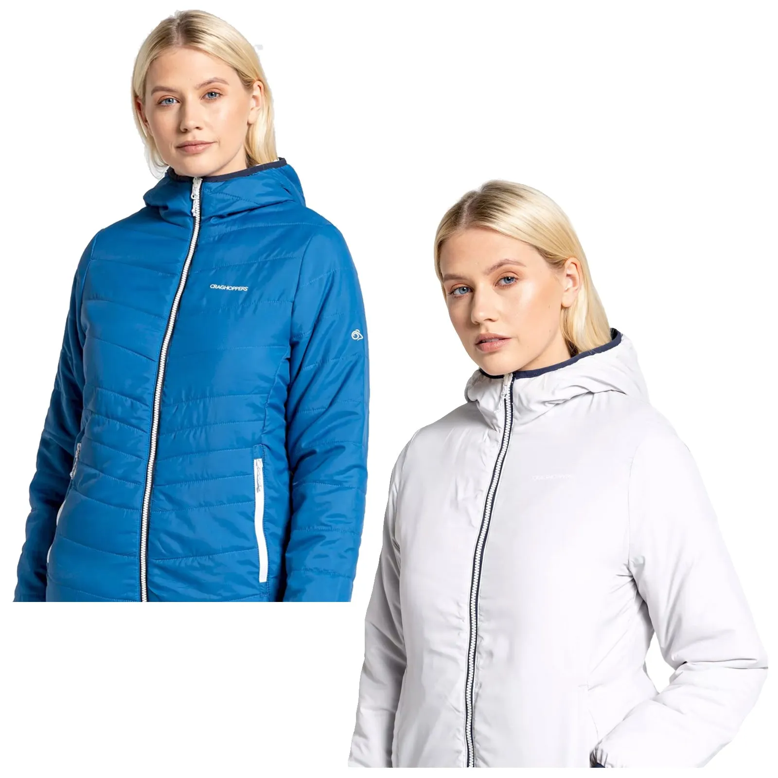 Craghoppers Ladies Compresslite VI Reversible Hooded Jacket