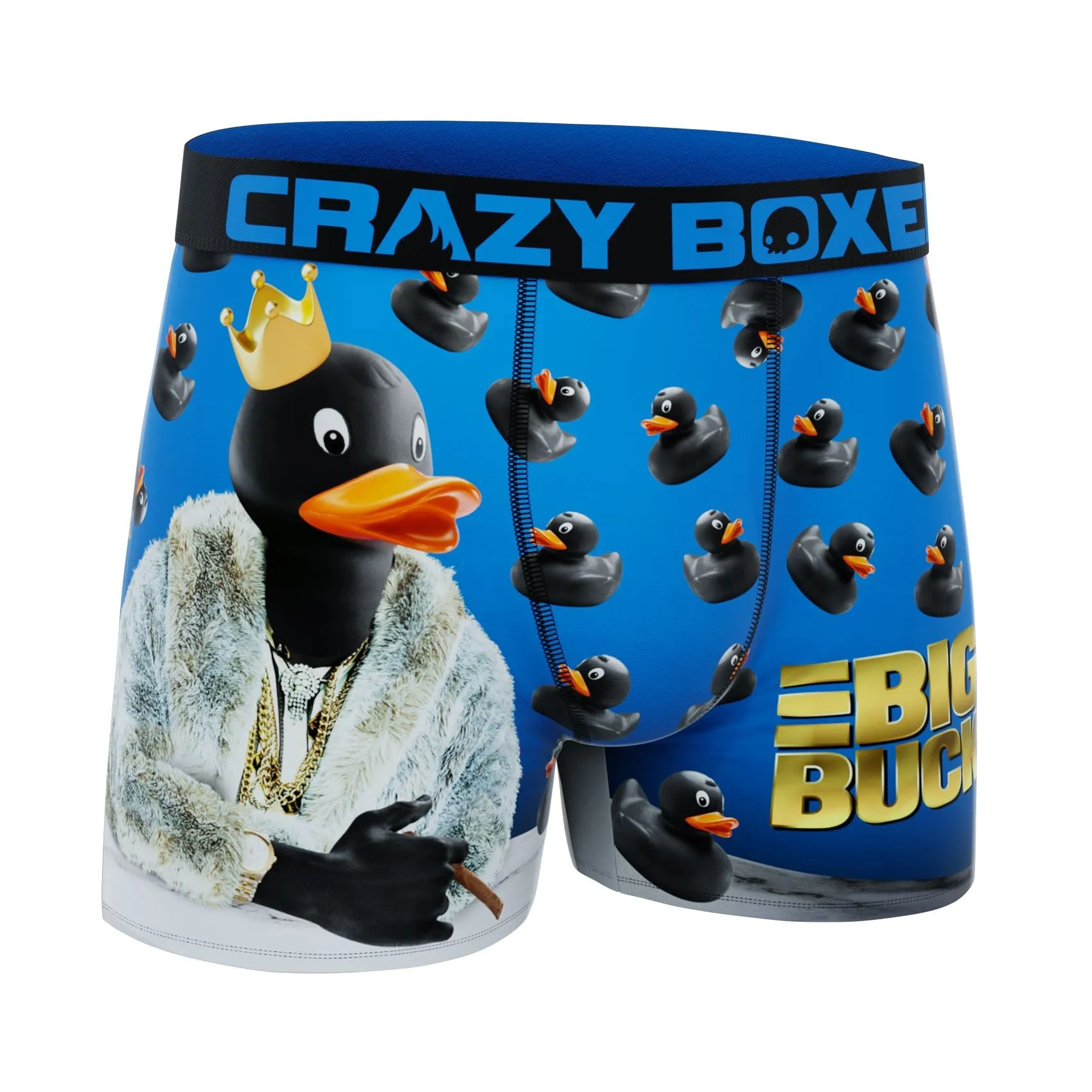 CRAZYBOXER Bling Bling Duck Men's Boxer Briefs