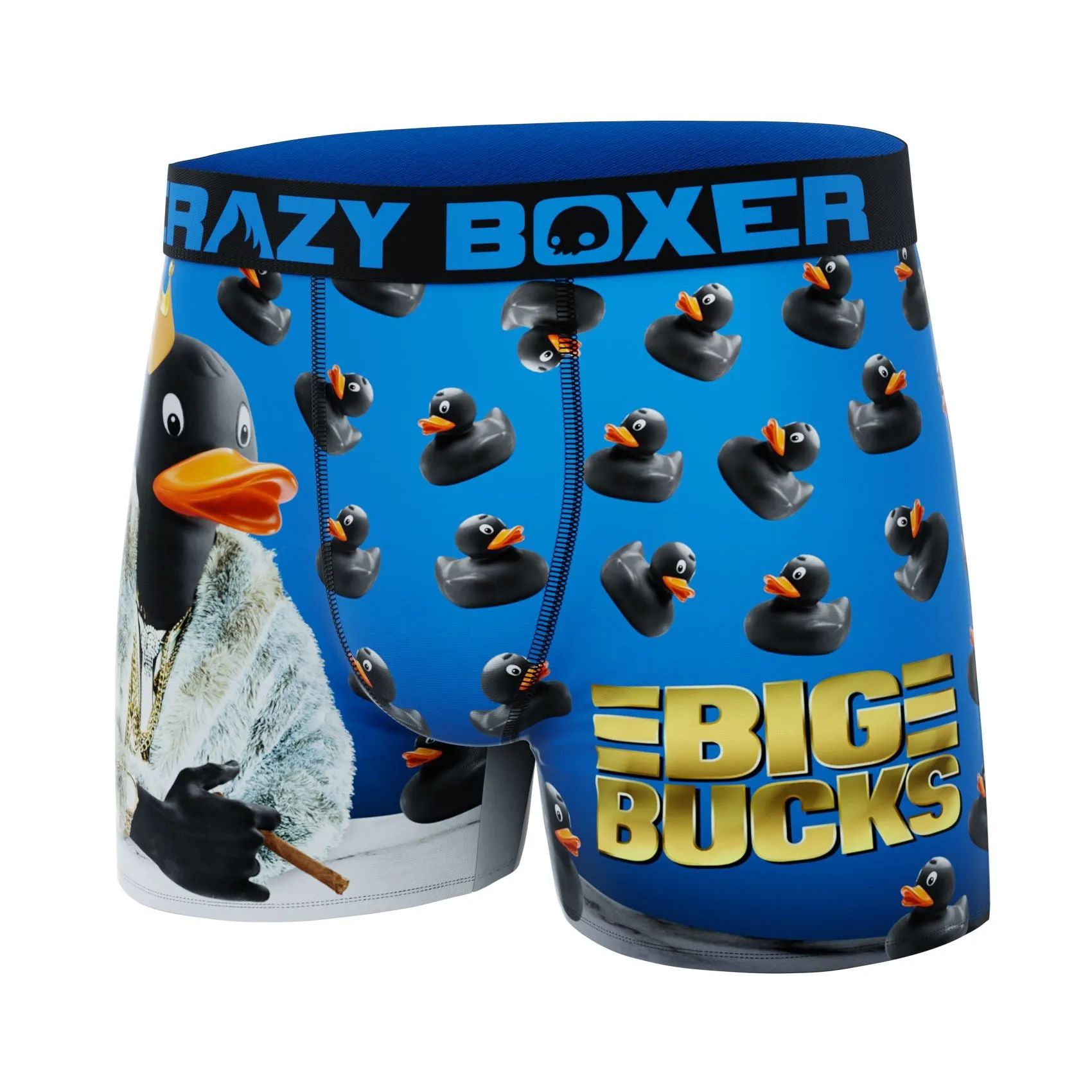 CRAZYBOXER Bling Bling Duck Men's Boxer Briefs