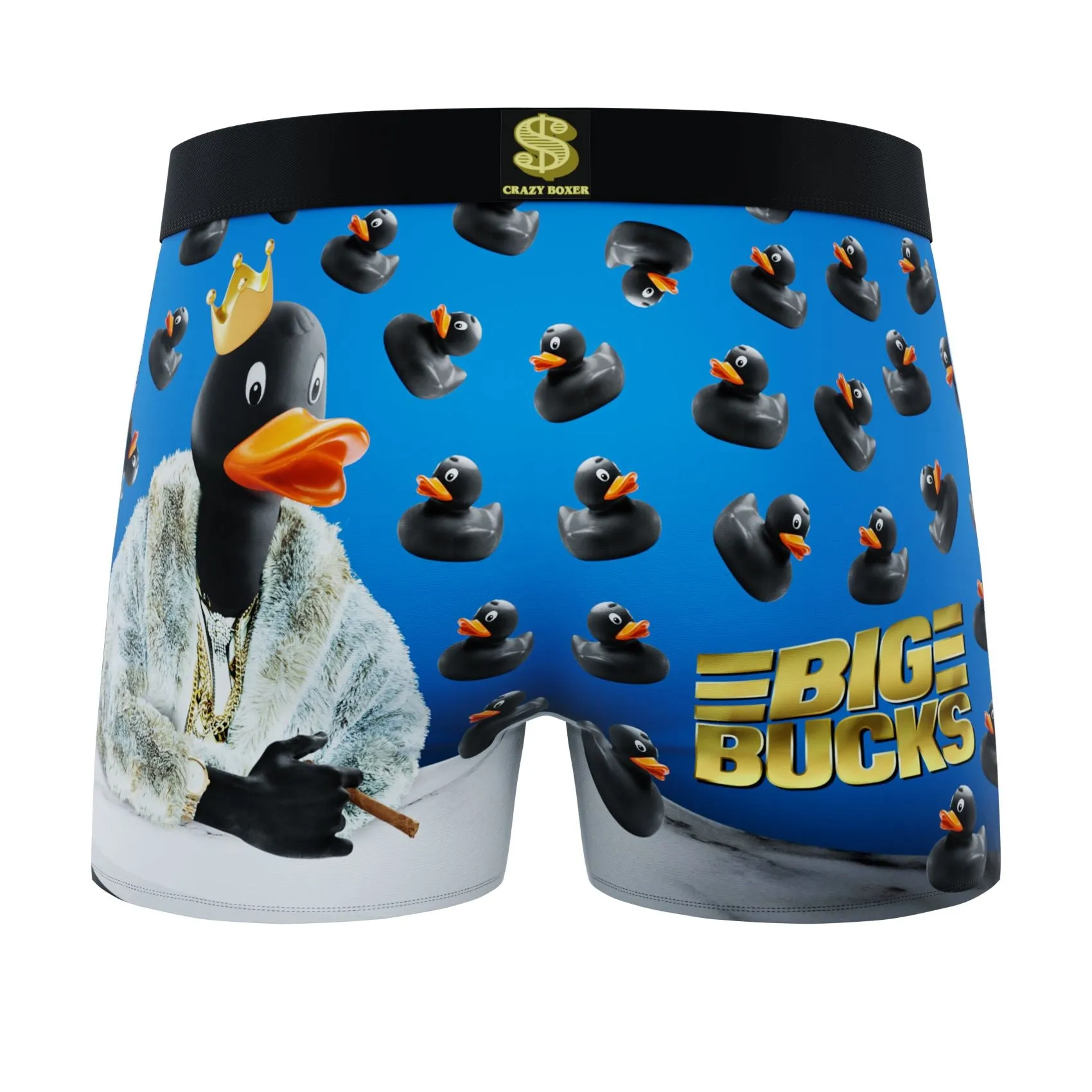 CRAZYBOXER Bling Bling Duck Men's Boxer Briefs