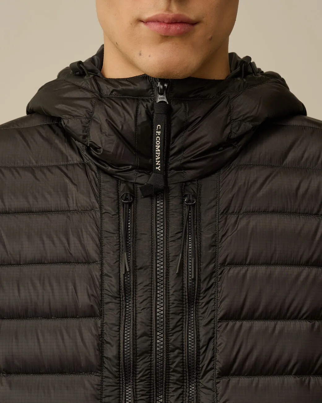 D.D. Shell Goggle Down Jacket Black