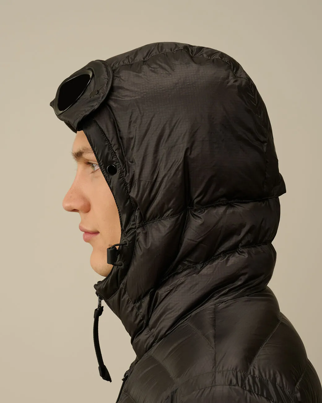 D.D. Shell Goggle Down Jacket Black