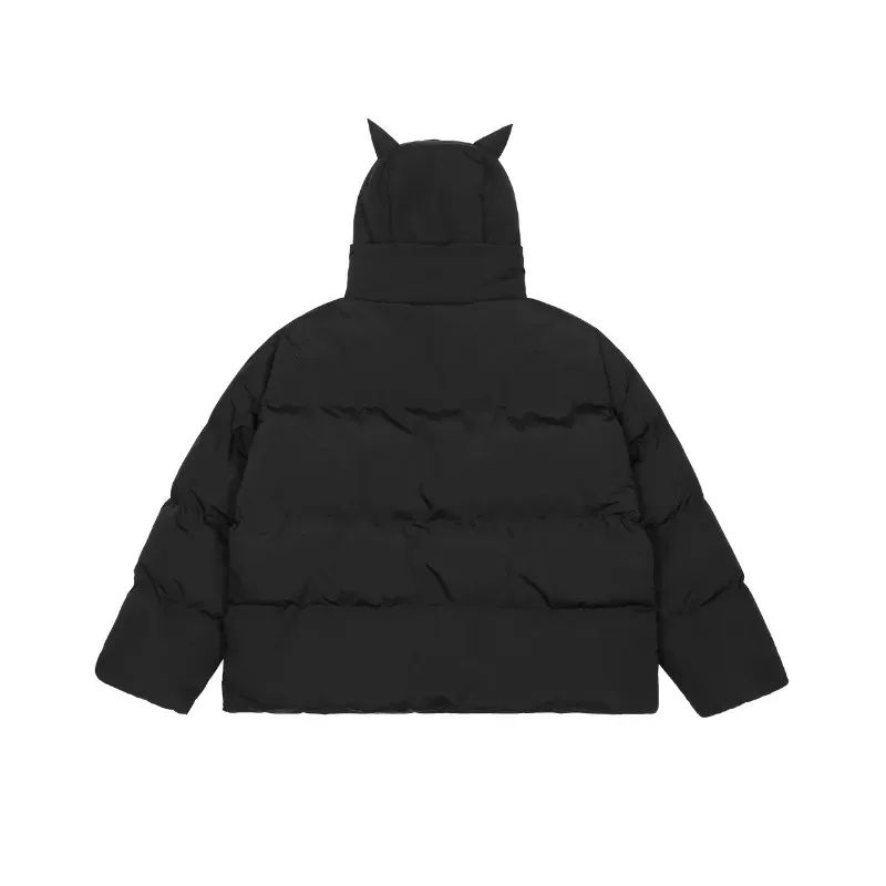 Devil | Black Puffer Jacket