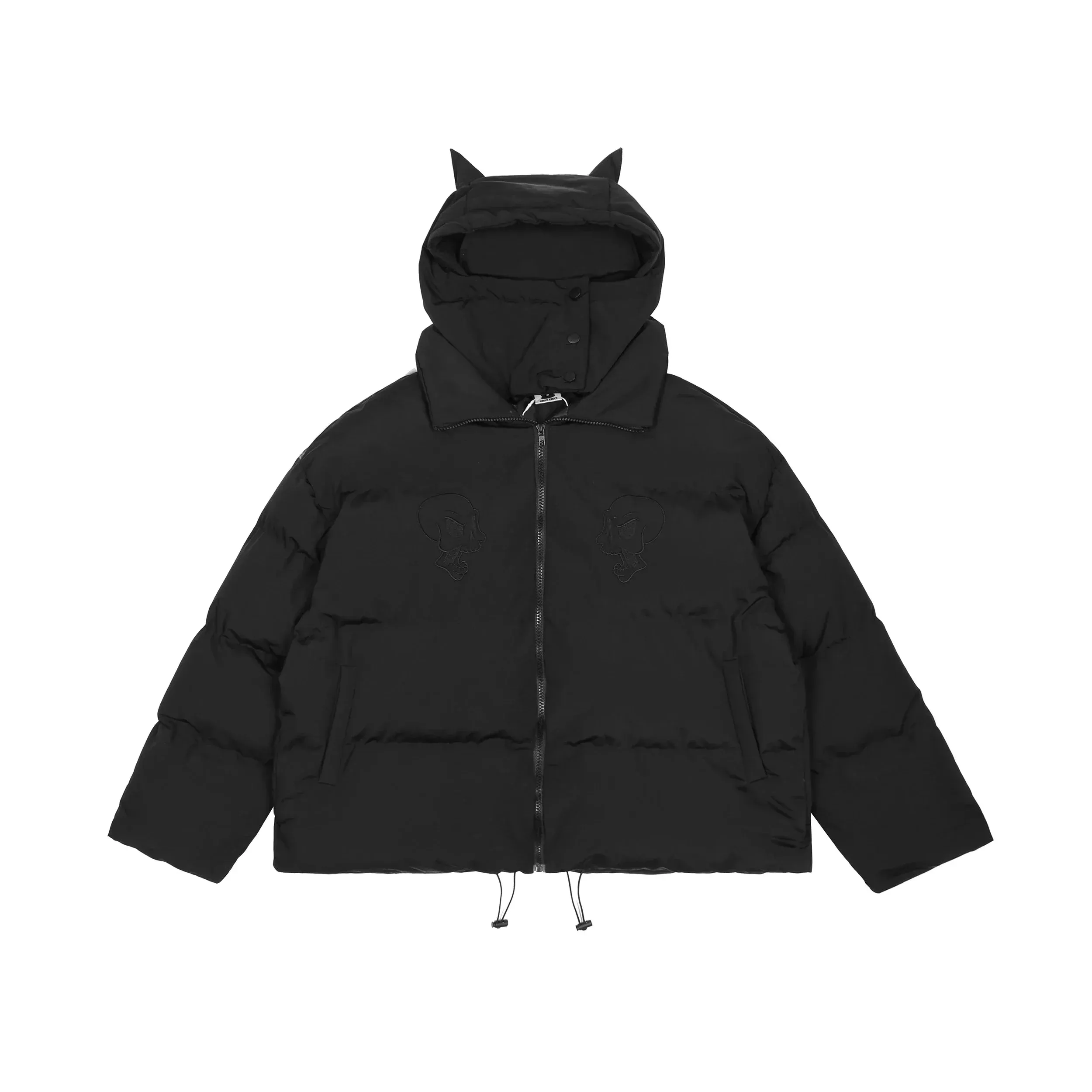 Devil | Black Puffer Jacket