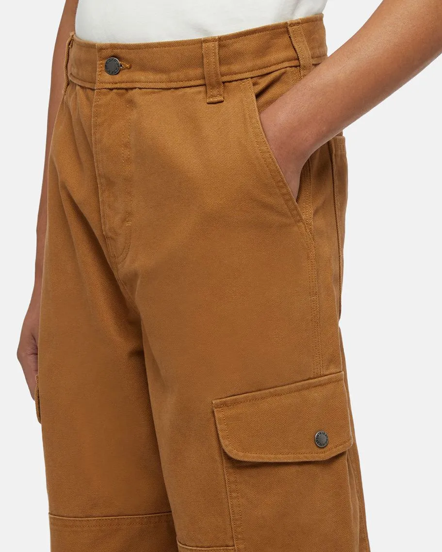 Dickies Duck Canvas Cargo Trousers - Brown Duck