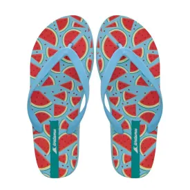 Digital Slippers Ladies - Watermelon Blue