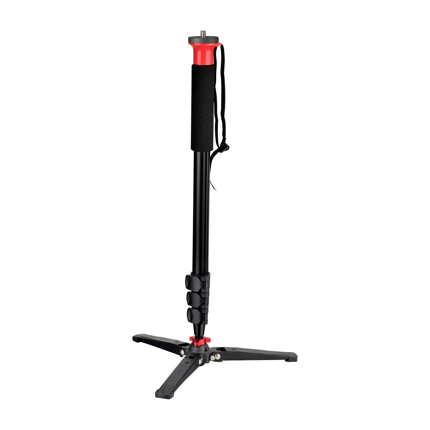 Digitek (DMP-70) Professional Monopod with Flip Lock, Portable & Stable Monopod with 3 Leg Base, Max. Operating Height: (5.56 Feet), Max. Load Up to: 3 kg