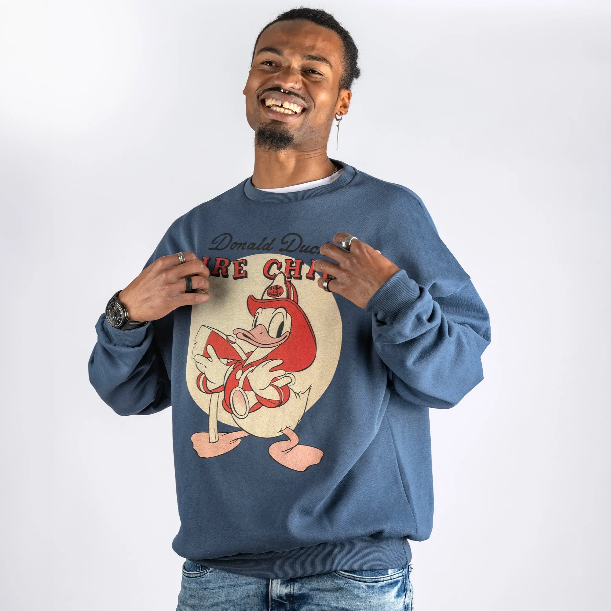 Donald Fire Chief Sweater